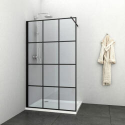 Sanotechnik ELITE BLACK II zuhanyfal 120 cm (EN1206B) - sanotechnikwebshop