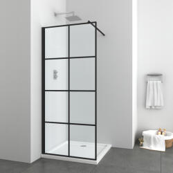 Sanotechnik ELITE BLACK II zuhanyfal 90 cm (EN9006B) - sanotechnikwebshop
