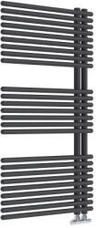 Sanotechnik WIEN fürdőszobai fűtőtest, egyenes, matt fekete, 640 W (WIS113) - sanotechnikwebshop