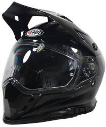 Roy Casca moto dual cu ochelari, VCAN H331, marime XXL, culoare negru (ROY31044) - simoto