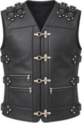 SM Racewear Vesta moto SM Racewear Amsel - piele bovina, inchidere cu carabine metalice (VPA100-XL)