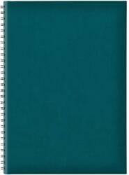 Tucson Agenda nedatata B5 TUCSON, hartie offset alb, spira ascunsa, coperta verde petrol (EJ261804)