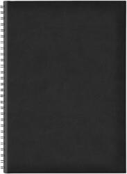 Tucson Agenda nedatata B5 TUCSON, hartie offset alb, spira ascunsa, coperta negru (EJ261803)