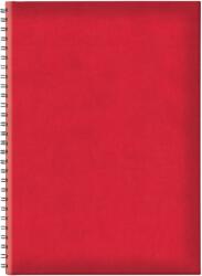 Tucson Agenda nedatata B5 TUCSON, hartie offset alb, spira ascunsa, coperta rosu (EJ261802)