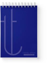 Trendy Blocnotes, Trendy blue, cu spira, A5, 70 file, dictando (CI770026)