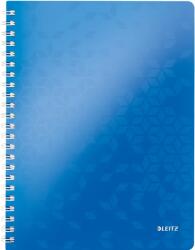 Leitz Caiet de birou Leitz WOW, PP, A4, cu spira, matematica, albastru metalizat (SL020202) - forit