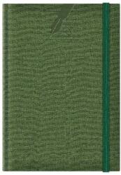 Colere Agenda nedatata A5 Colere, elastic, hartie alba, coperta verde (EJ261504)