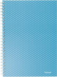 Esselte Caiet de birou Esselte Colour'Breeze, carton, reciclabil, certificare FSC, A5, 80 coli, cu spira, dictando, albastru (SL628471) - forit