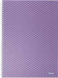 Esselte Caiet de birou Esselte Colour'Breeze, carton, reciclabil, certificare FSC, A4, 80 coli, cu spira, matematica, lavanda (SL628479) - forit