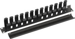 AsyTech Organizator metalic cabluri, 1U, 12 out - ASYTECH Networking ASY-CM-12 (ASY-CM-12)