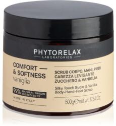 Phytorelax Laboratories Comfort & Softness Vanilla kisimító peeling kézre, lábra és testre 500 ml