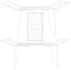 GMM Group Teleszkópos ruhaszárító szett, Adaja, 32 kg, fehér, 118x193-263cm Ruhaszárító
