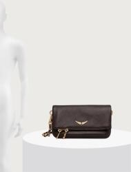 Zadig&Voltaire чанта crossbody дамска от кожа ROCK NANO GRAINED LEATHER (LWBA03975) - answear - 576,77 лв