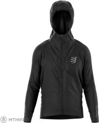 Compressport Thunderstorm Waterproof kabát, fekete (L)