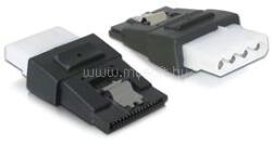 Delock Adapter Power 4tűs Molex female > SATA power 15tűs male rögzítővel (DL65046) (DL65046)