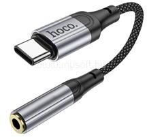 hoco. adapter AUX Type C - Jack 3, 5 mm LS36 0, 12 m fekete (HOCO_HC608886) (HOCO_HC608886)