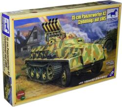 Bronco Models Model asamblabil Bronco Models Militar: Tancuri - Tun autopropulsat german 15 cm Panzerwerfer 42 (Zehnling) auf sWS (CB35070)
