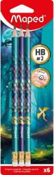 Maped Gumós ceruza Dragon HB 6 db blister (24) (IMA851829)