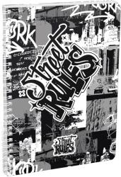 LIZZY caiet cu spirală A/4 70 pagini Street Rules (7500163001)