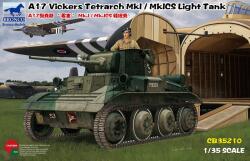 Bronco Models Model asamblabil Bronco Models Militar: Tancuri - Tanc ușor britanic A17 Vickers Tetrarch Mk. I / Mk. ICS (CB35210)