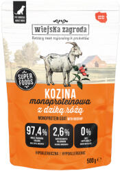 Wiejska Zagroda 5x500g Wiejska Zagroda Monoprotein Adult kecske nedves kutyatáp