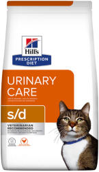 Hill's Prescription Diet 2x8kg Hill's Prescription Diet s/d Urinary Care csirke száraz macskatáp