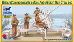 Bronco Models Figurine hobby Bronco Models Militare: Soldați - Artileriști la tun antiaerian de 40 mm Bofors din Regatul Unit și Comunitatea Britanică (CB35084)
