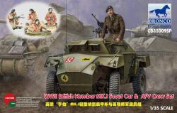 Bronco Models Model asamblabil Bronco Models Militar: Vehicule - Vehicul blindat britanic Humber MK. I cu echipaj AFV (CB35009SP)