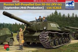 Bronco Models Model asamblabil Bronco Models Militar: Tancuri - Tun autopropulsat greu rus SU-152 (KV-14) (CB35109)