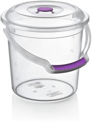 Chomik Găleată transparentă cu capac și măsură 5l 64051 (HOB081183)