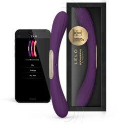 LELO Vibrator Dublu Lelo BOOMERANG, Control Aplicatie Mobila, Silicon, USB, Mov, 28.1 cm Vibrator