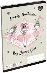  ICO: LizzySuli Lovely Ballerina Tiny Dancer 2. osztályos vonalas füzet A/5 16-32 (7500168003)