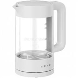AENO Electric Kettle, white, 220-240V, 1850-2200W, 1.7L, Keep warm 30 min, 40, 60, 80, 90, 100, console in Handle (AEK0005) (AEK0005)