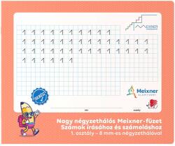 ICO ICO: Süni Nagy négyzethálós Meixner-füzet számok írásához és számoláshoz I osztályos 8mm-es négyzethálóval (7500158004-589136)