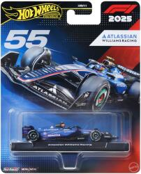 Mattel Hot Wheels Premium: Atlassian Williams Racing F1 Team #55 Formula 1 kisautó 1/64 - Mattel (HRV11/JKD85) - innotechshop