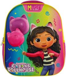 Luna Luna: Must Team 3D Gabi babaháza lekerekített ovis hátizsák 26x10x32 cm (000574136) - innotechshop