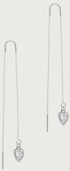 Guess cercei pentru femei din oțel inoxidabil cu zirconiu cubic CRYSTAL LOVE 9BY2-AKDZ1C_SLV (JUBE06.364JW)