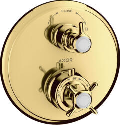 Hansgrohe Montreux kád és zuhany csaptelep süllyesztett z termosztáttal arany 16820990 (16820990)