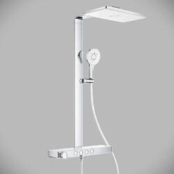GROHE Sistem de dus, cu baterie termostat, aparent, 400 mm, 3 functii, crom lucios, Grohe SPA Rainshower Aqua Pure 1009610000 1009610000 (1009610000)