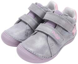 Ponte20 pantofi de fată cu talpă înaltă, căptușiți cu piele și cu steluțe violet/roz (14F4A6)