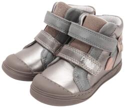 Ponte20 pantofi de fată cu talpă înaltă, cu imprimeu floral, căptușiți cu piele, cu vârful ridicat șampanie (14F489)