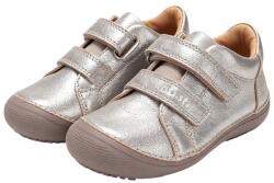 D.D.Step Pantofi de fată Barefoot cu velcro șampanie (14F3AB)