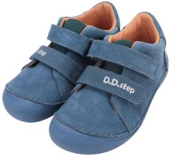 D. D. STEP Pantofi de băieți Barefoot cu velcro Farmer albastru (14F241)