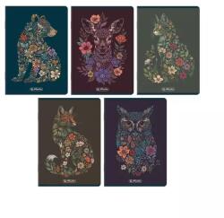 Herlitz Florimals négyzetrácsos füzet - soft touch, A/5-ös, többféle (400206285) - pepita
