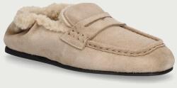 Posa női velúr mokaszin Penny Loafer - bézs Női 37
