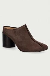 MM6 Maison Margiela papucs sarokkal női velúr - barna Női 38