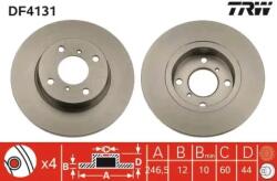 TRW Féktárcsa tömör Ø246, 5mm DF4131