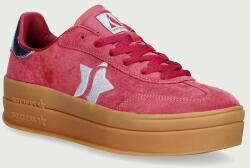 Skechers ACADEMY HI-ELEVATED sportcipő női nubuk - piros Női 38