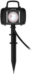 OPTONICA Prelungitor Ip44 Cu Tarus 2 Cai 1.5m(3g1.5mm2 - Negru (7625)