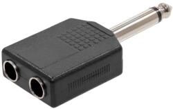 PLUGGER Adaptor Jack 6.3 Tata Mono - 2 X Jack 6.3 Mama Mono (47873)